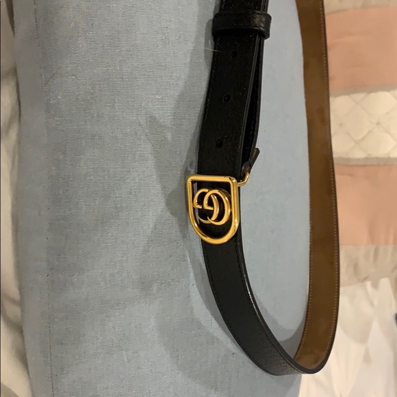 gucci framed double g belt